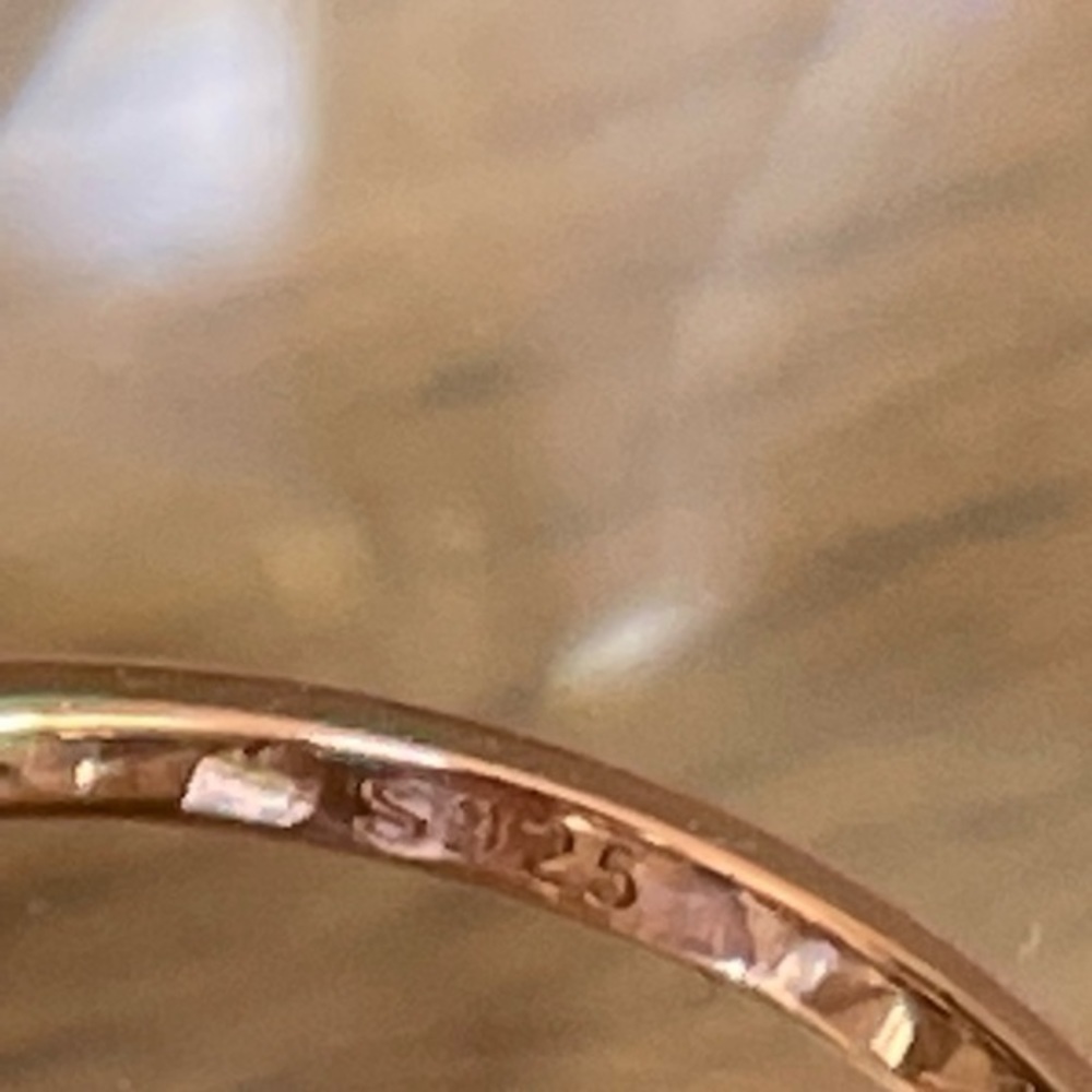 Alexandrite and Zircon Rose Gold Ring - Picture 7 of 15